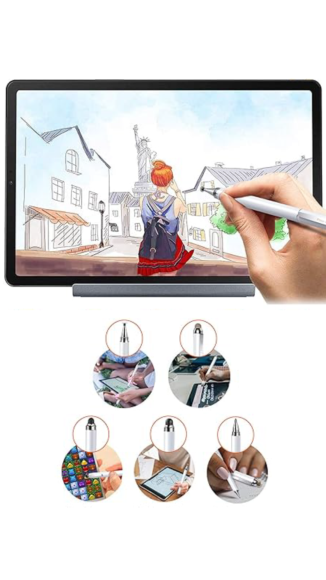 Lápiz táctil 360° tablet