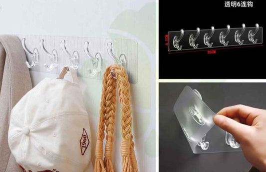 Perchero adhesivo set x2